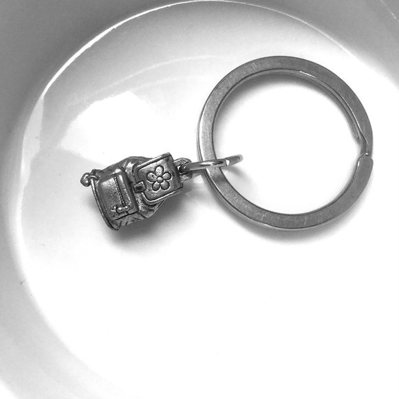 Miniature Backpack Knapsack Hiking School Bag Charm Gift Key ring Keychain - Picture 4 of 4